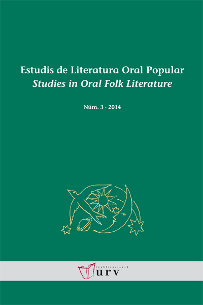 Estudis de Literatura Oral Popular / Studies in Oral Folk Litera
