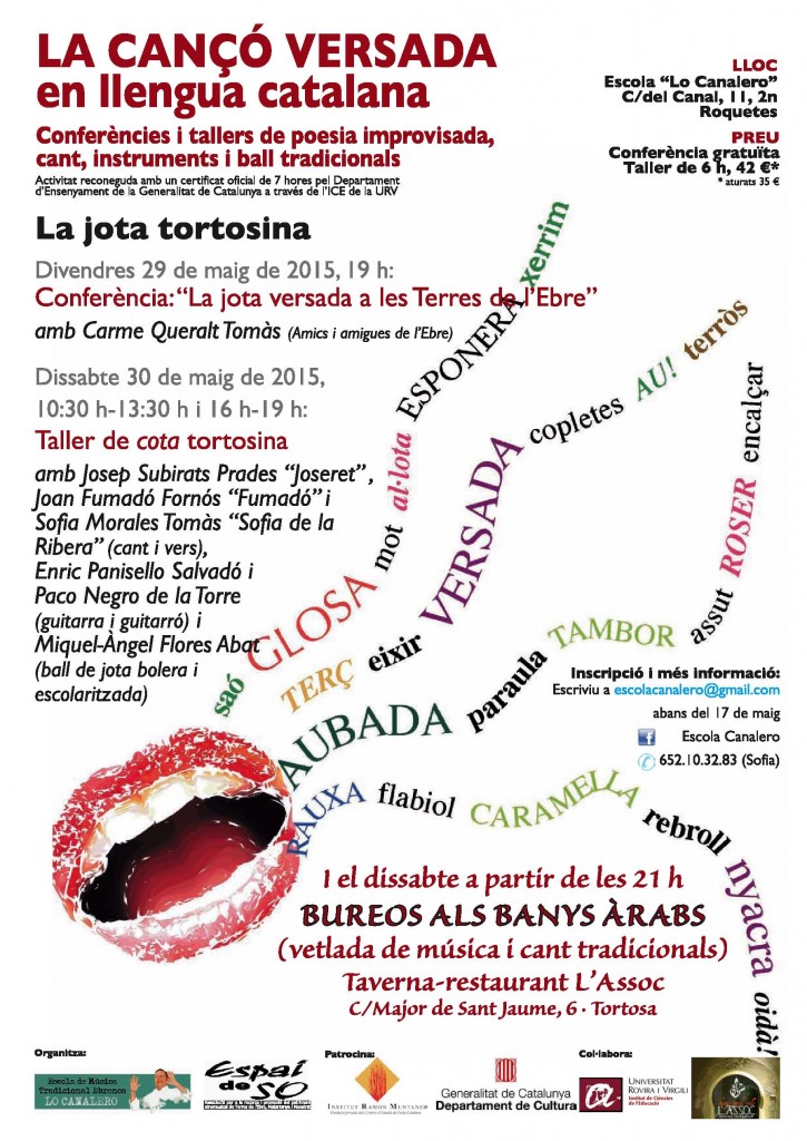 cartell taller maig JOTA TORTOSINA